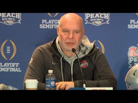 Ohio State defensive coordinator Jim Knowles previews Peach Bowl matchup against Georgia