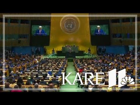 President Trump addresses UN General Assembly in New York