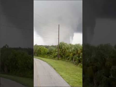 Tornado Spins Down as Hurricane Milton Hits Florida