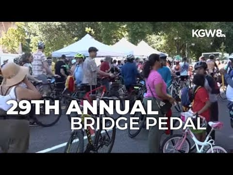 Over 10K cyclists ride Portland’s bridges for 29th annual Bridge Pedal