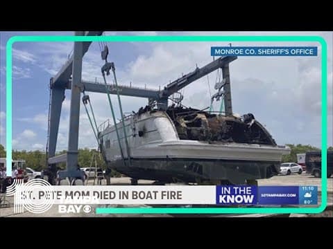 Missing St. Pete woman's body possibly found on burned remains of yacht