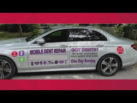 SCAM ALERT: Mobile dent repair