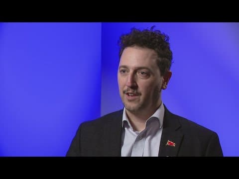 Indianapolis City-County councilor Jesse Brown speaks after being voted out of Democratic Caucus