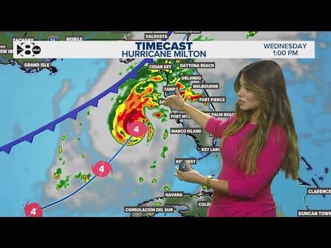 Hurricane Milton tracker: Latest forecast, category, path, spaghetti models Tuesday