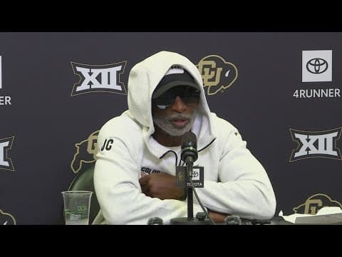 Deion Sanders holds news conference after epic OT win