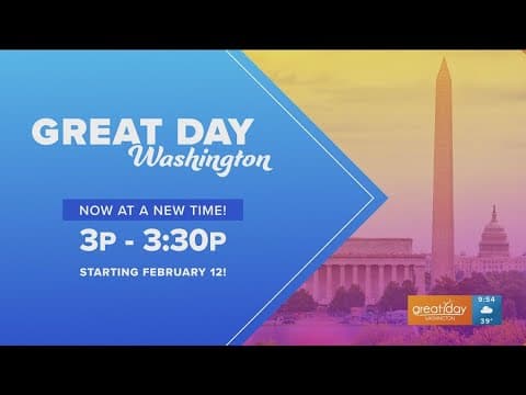 Great Day Washington moves to 3pm