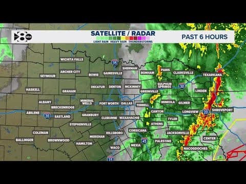Latest forecast after Tuesday storms in North Texas lead to damage, school delays and closures