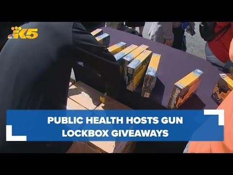 Public Health hosts gun lockbox giveaways across King County on National Gun Violence Awareness Day