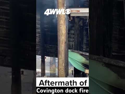 Sixteen boats damaged in a dock fire in St. Tammany Parish on Wednesday. No injuries reported.