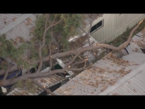 Hurricane Beryl causes damage to Sinclair Elementary School