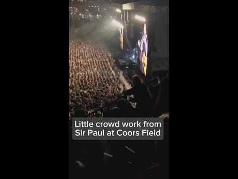 Paul McCartney at Coors Field