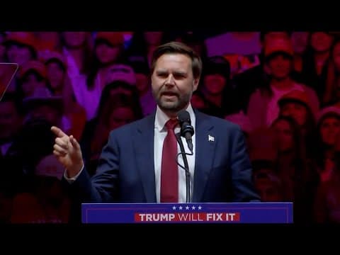 JD Vance full speech at rally in Madison Square Garden (Oct. 27, 2024)