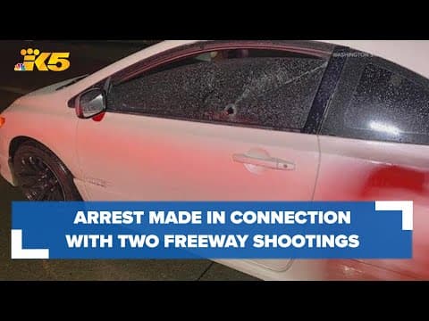 Auburn man arrested in connection with two recent highway shootings in south King County