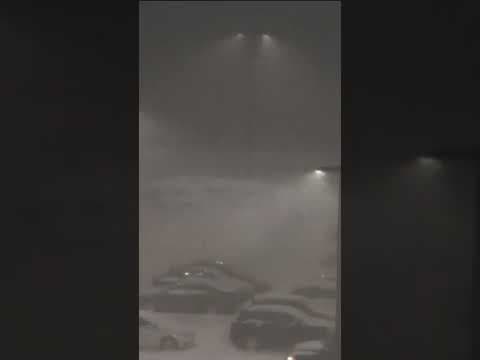 Heavy snow and strong wind gusts continue Thursday morning #shorts #minnesota #kare11 #blizzard