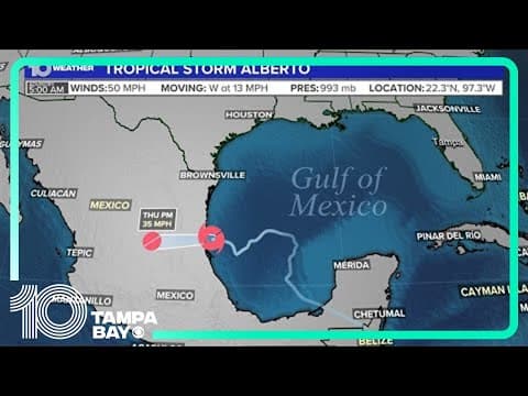 Tracking the Tropics: Tropical Storm Alberto expected to make landfall