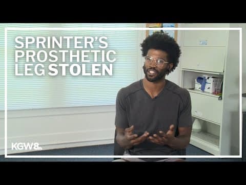 Portland athlete’s custom prosthetic running leg stolen
