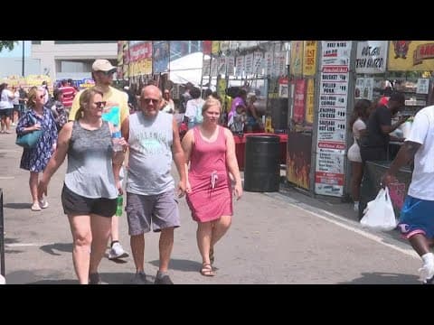 Thousands brave the heat at Jazz & Rib Fest