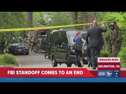 10-hour FBI standoff in Arlington comes to an end