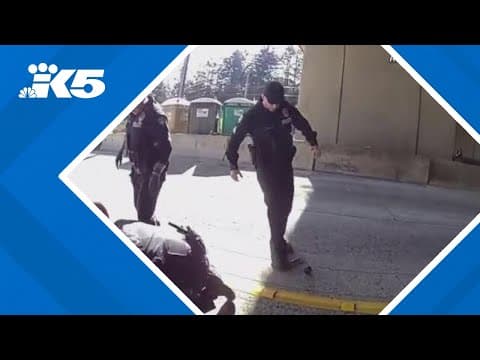 New video allegedly shows suspect try to light IED before being arrested on I-90