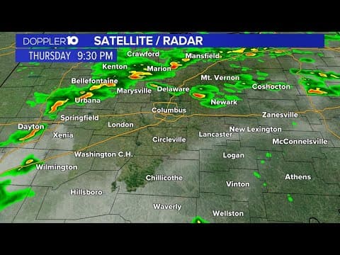 RADAR: Rain, storms move through central Ohio