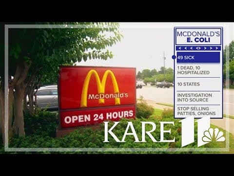 CDC investigating E. coli outbreak linked to McDonald's