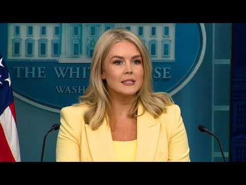 White House press briefing from May 19, 2025