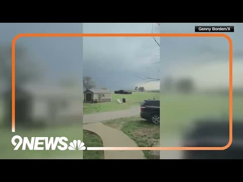 Large Tornado on the Ground in Selmer, Tennessee