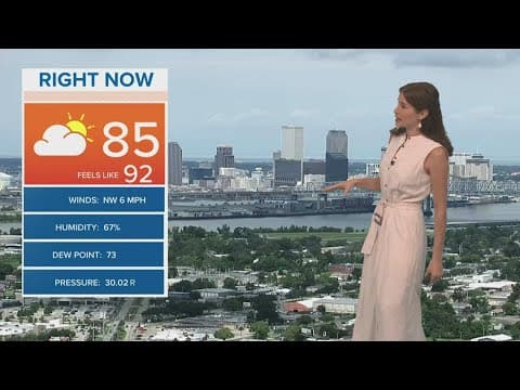 More clouds and scattered rain on the way this week