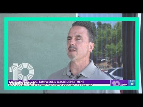 City of Tampa relaunching 'Spring It Forward' initiative to help reduce waste