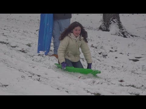 Knoxville family makes the most of winter weather by spending time with each other