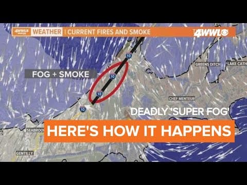 Deadly 'Super Fog' settled over isolated section of I-10 – here's how!