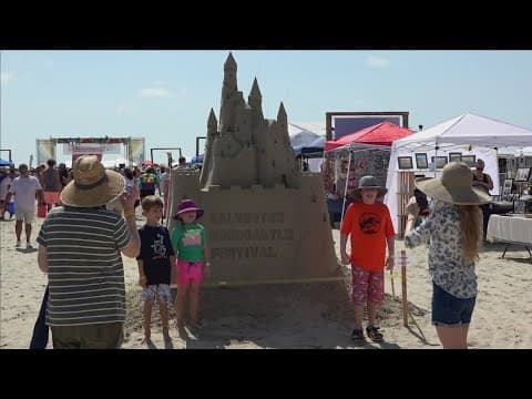 Teams compete in Galveston Sandcastle Festival this weekend