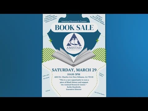 Amistad Research Center to host book sale at New Orleans Book Festival