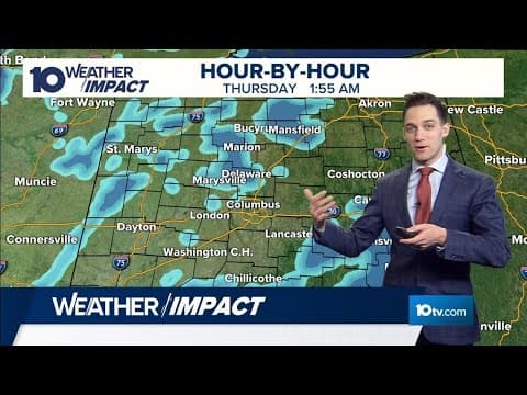Tracking snow moving into Ohio: What to expect | The 10 WEATHER IMPACT Show: Feb. 19, 2025