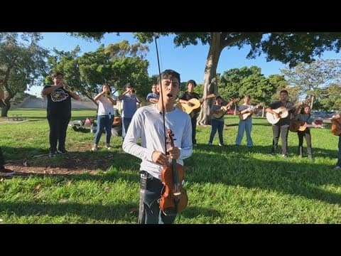 California youth learn mariachi music from professional player, connect with heritage