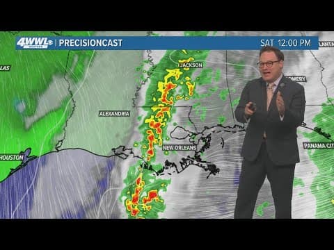 Weather: Rain moves in midday Saturday