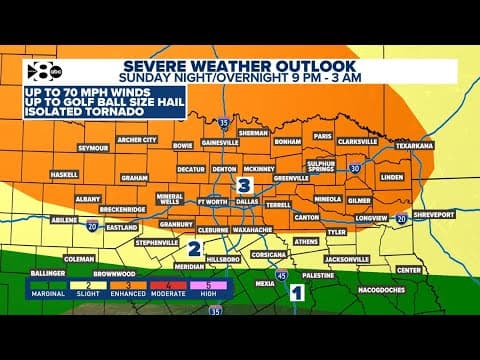 DFW Weather: Tracking overnight storms in North Texas