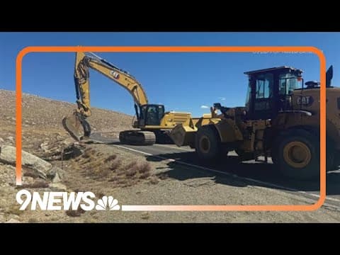 Construction resumes on Mount Blue Sky Highway