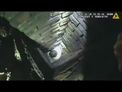 Not Santa Claus: Suspect tried to hide in chimney, police say