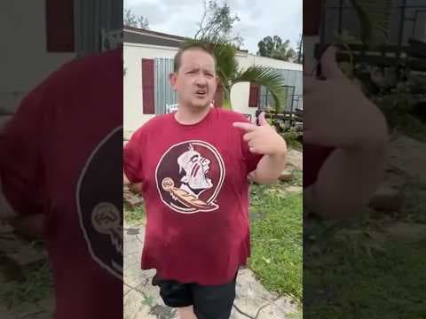 Florida Man Says Tornado Sucked His Roof Off in Hurricane Milton