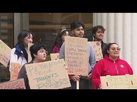 Students rally in downtown San Diego calling for action against gun violence