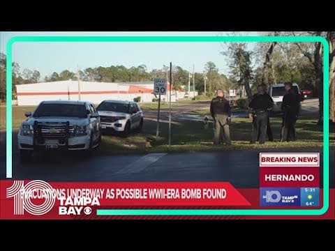 WWII-era bomb discovered near Hernando County airport