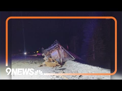 CDOT closes eastbound I-70 for wreckage recovery