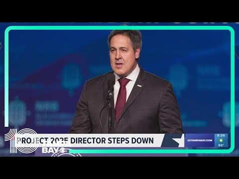 Project 2025 director steps down, Harris buckles down on picking a VP