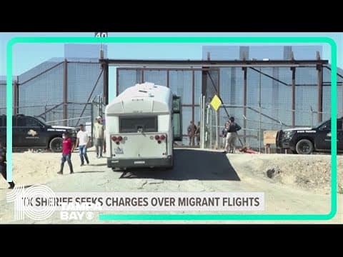Texas sheriff seeks charges over migrant flights