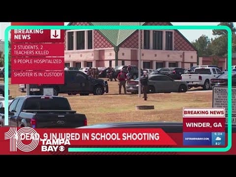 2 teachers, 2 students confirmed dead in Georgia school shooting, suspect in custody