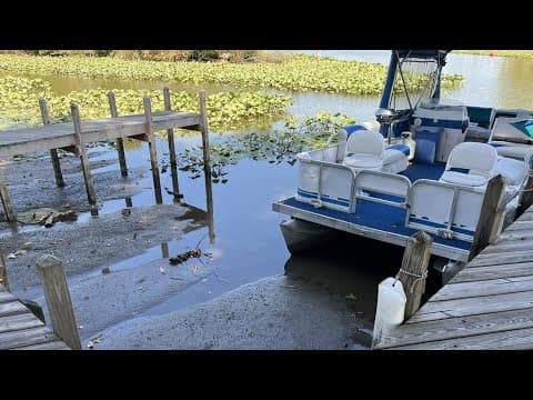 'Never seen it like this': Drought is drying up Buckeye Lake