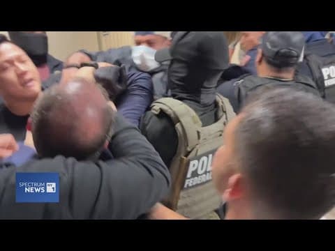 NYC mayoral candidate arrested at immigration court