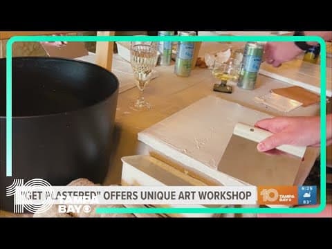 'Get Plastered' offers unique art workshop