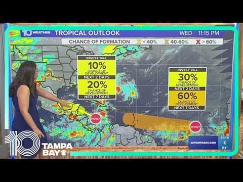 Tracking the Tropics: Storm system becoming more organized with concentrated thunderstorms